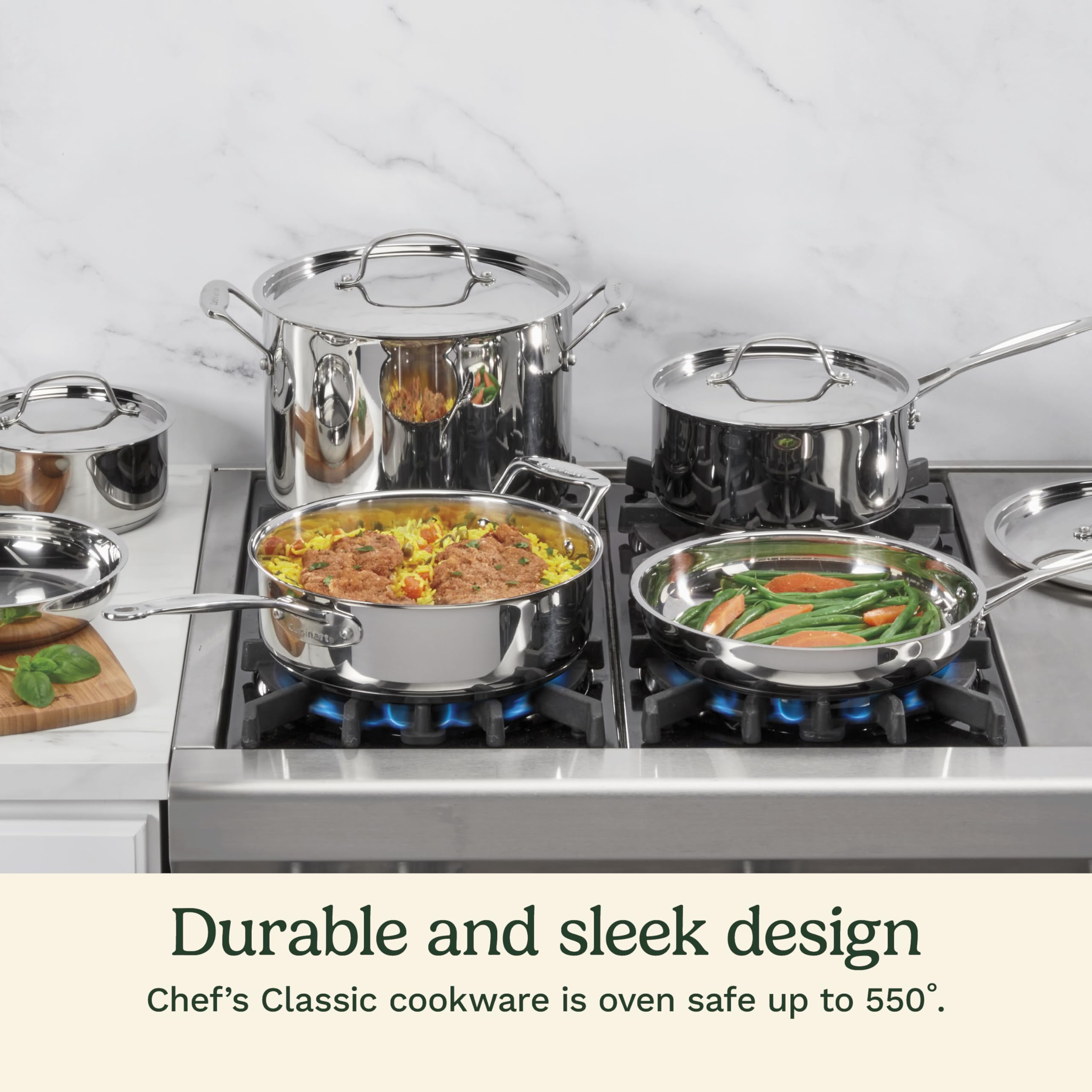 Cuisinart closeup of Flavor Lock lid rim demonstrating tight fit and steam control benefit