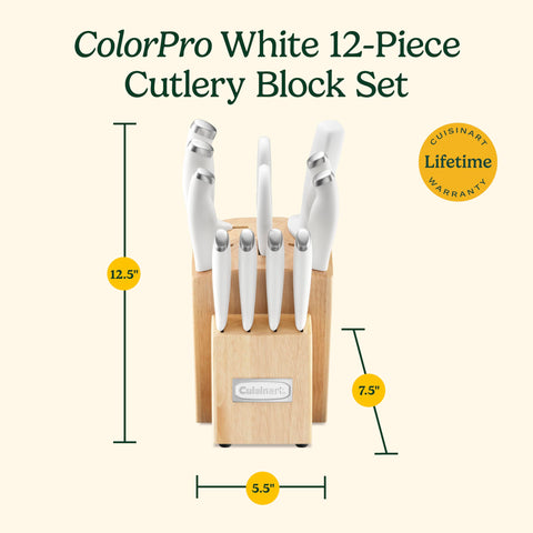 Cuisinart knife set on kitchen counter showing modern look and countertop appeal