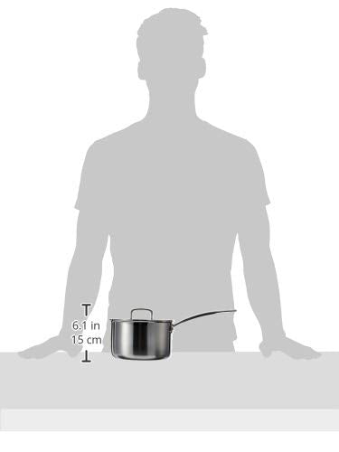 Cuisinart Multiclad Pro alongside a measuring cup to show true 3-quart capacity