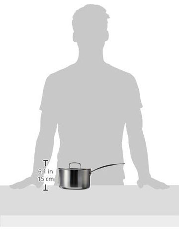 Cuisinart Multiclad Pro alongside a measuring cup to show true 3-quart capacity