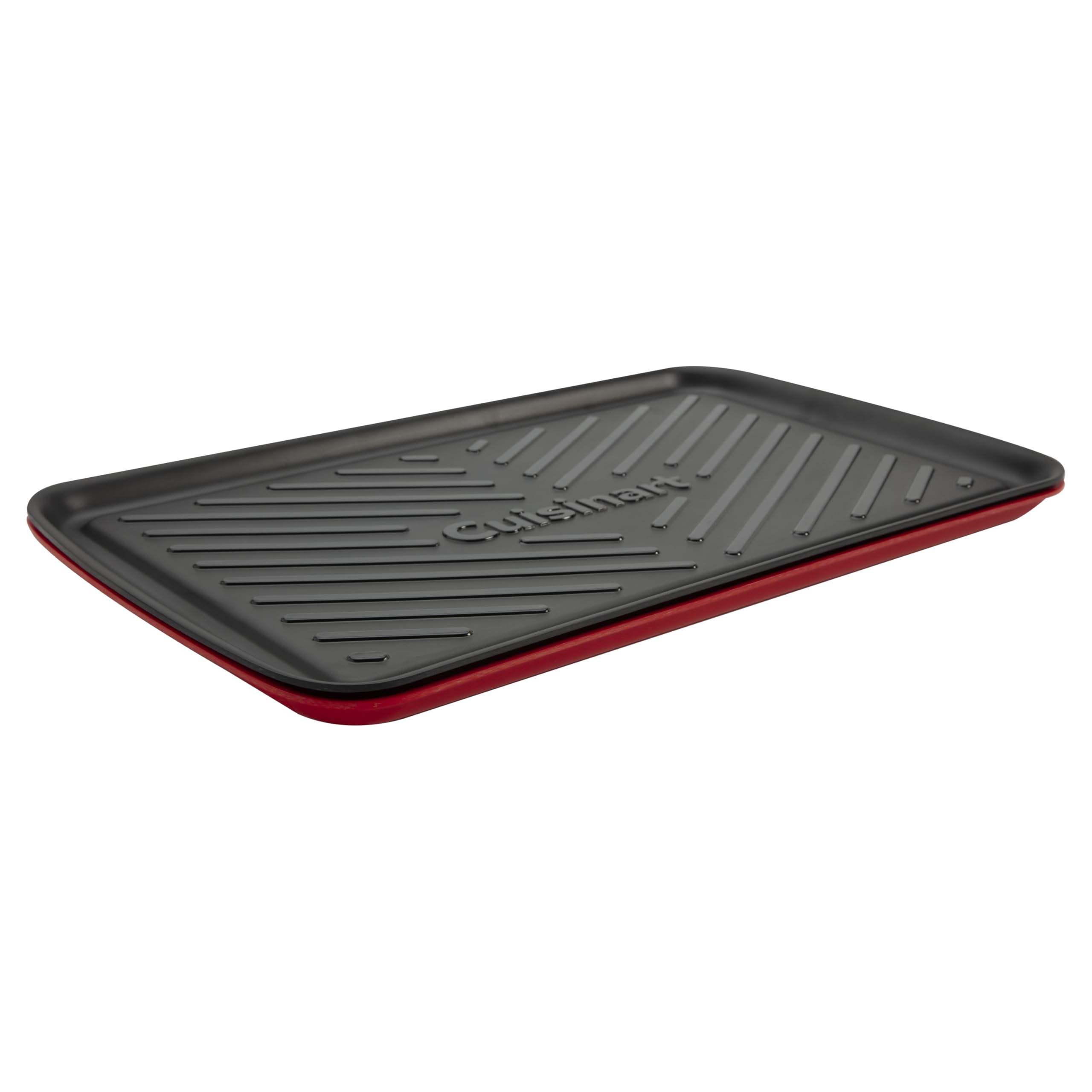 Cuisinart trays nested together to save storage space when not in use