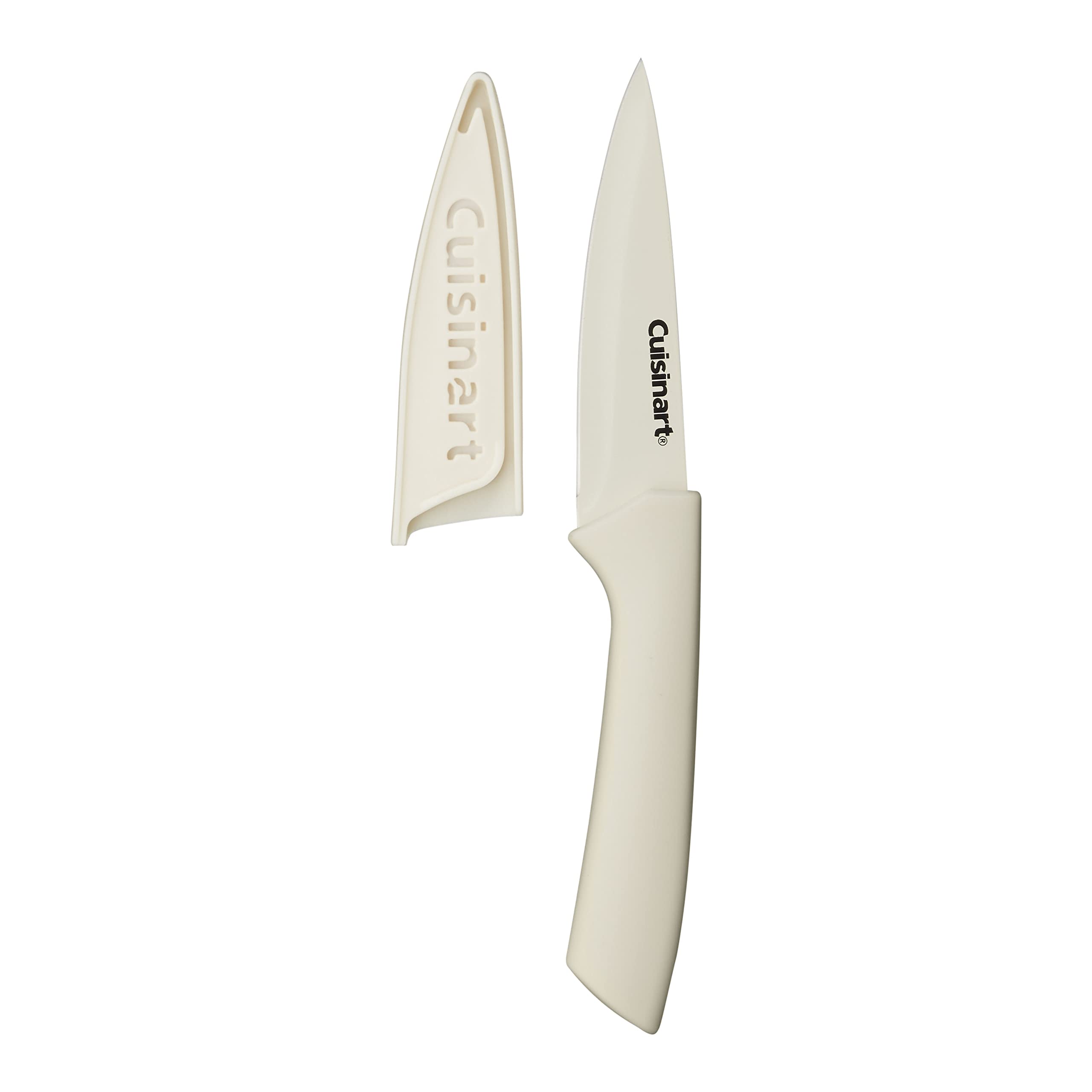 Cuisinart paring knife in hand illustrating control and accurate trimming