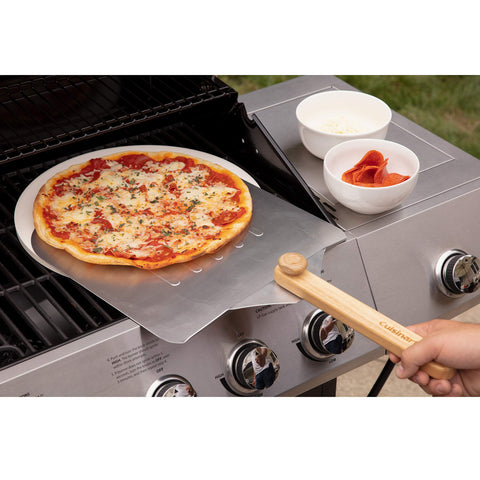 Cuisinart peel sliding pizza off stone for effortless transfers