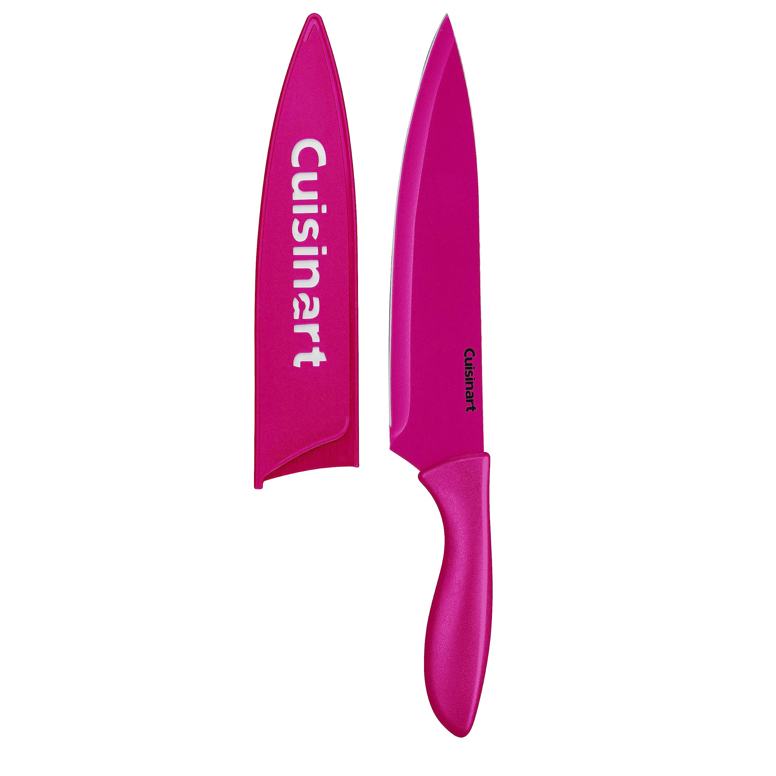 Cuisinart closeup of ceramic-coated blade showing smooth nonstick benefit