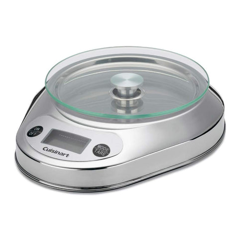 Cuisinart PrecisionChef front view showing LCD and stainless-steel bowl for precise weighing