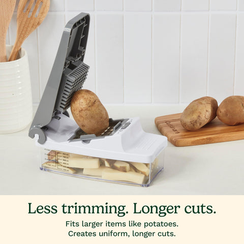 Cuisinart PrepExpress storing blade grids and cleaning tool inside the bowl for tidy organization