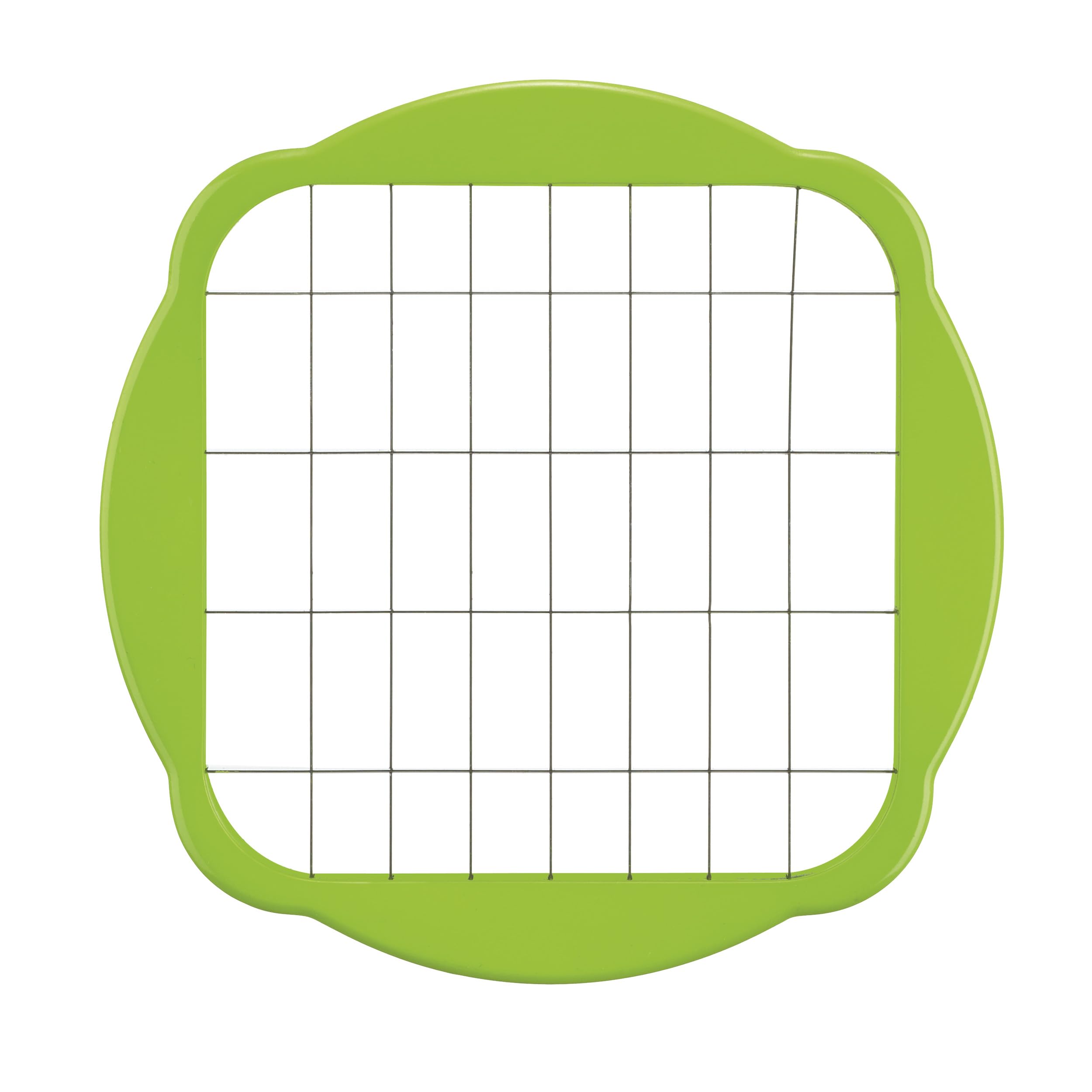 Cuisinart PrepExpress stainless steel blade grid close-up for clean, uniform cuts
