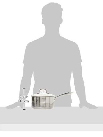 Cuisinart saucepan in oven and on induction cooktop showing oven and induction versatility