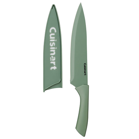 Cuisinart size scale with ruler comparing knife lengths for space planning
