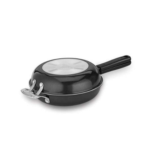 Cuisinart set next to common utensils showing size and space-saving advantage