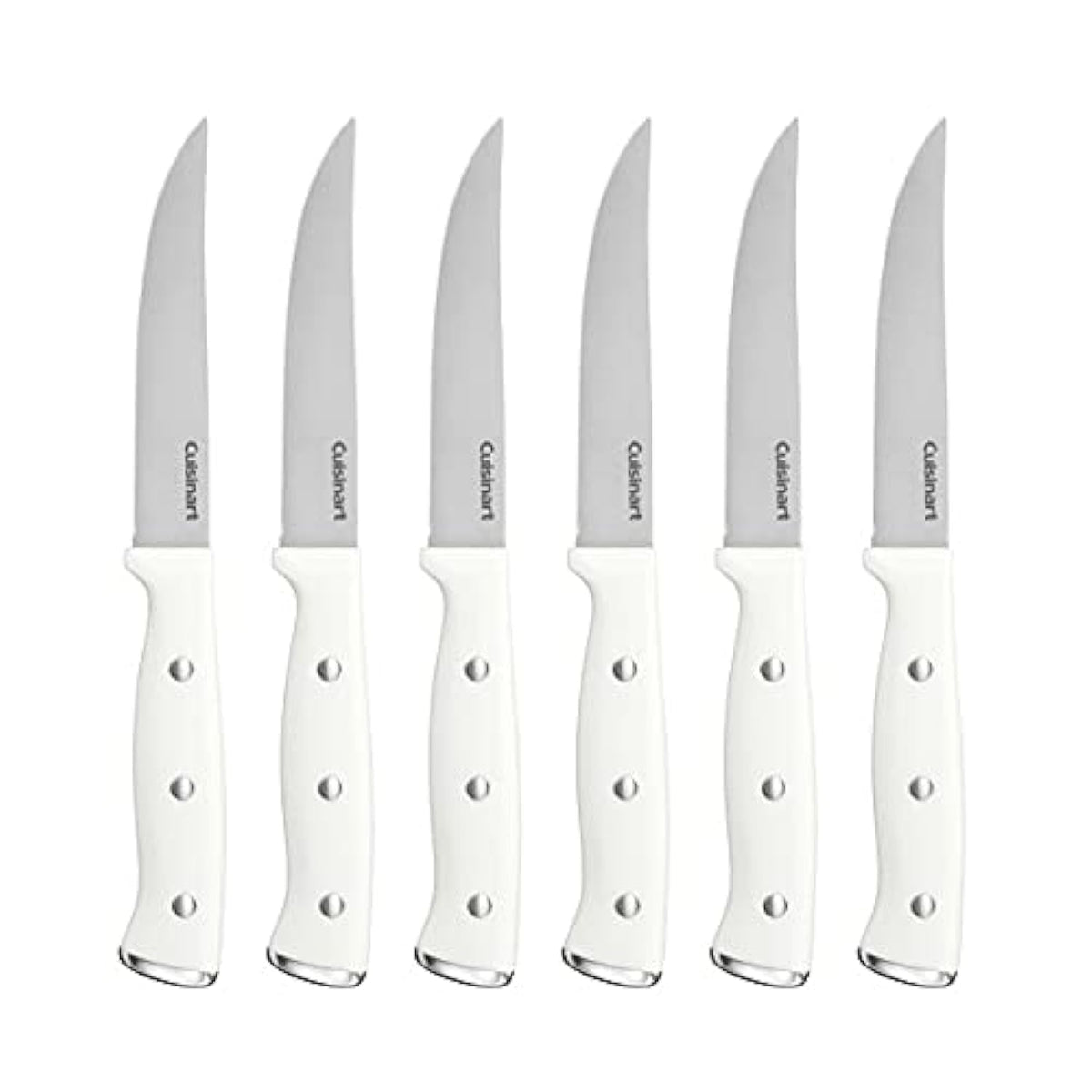 Cuisinart front view with countertop block showing sharp blades and tidy storage