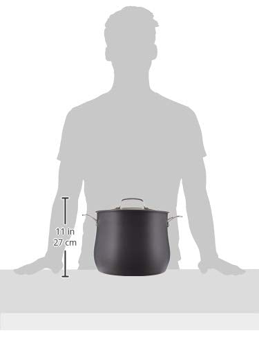 Cuisinart stockpot in a kitchen with simmering soup illustrating even heat
