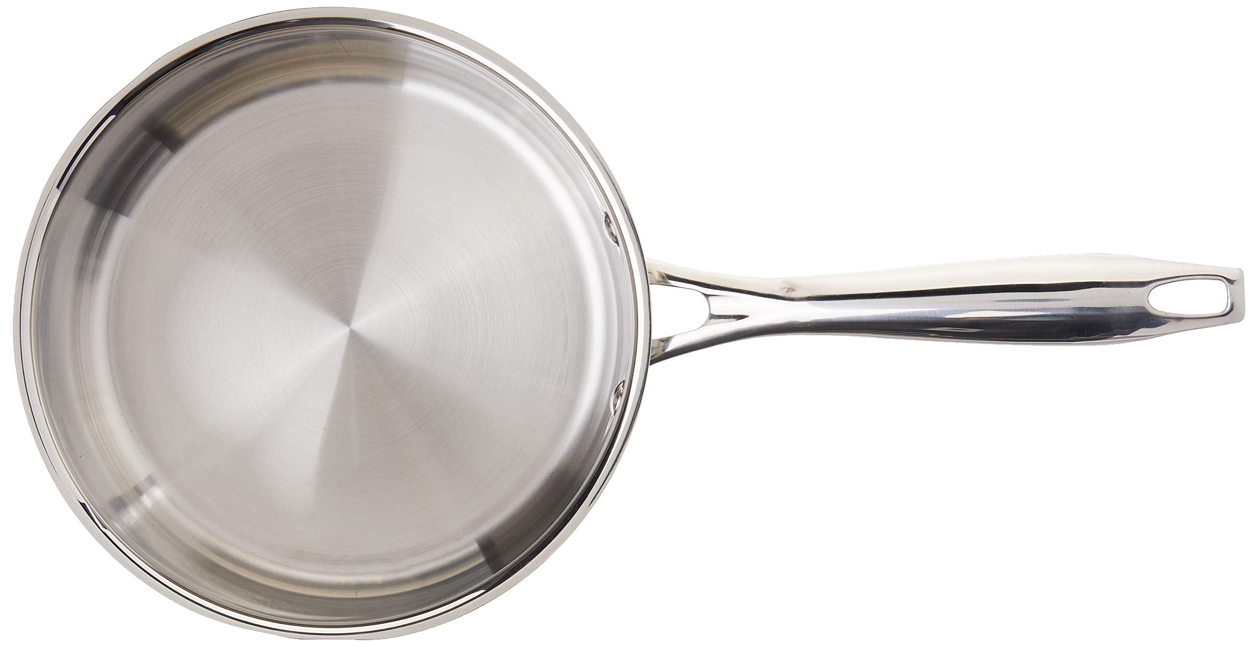 Cuisinart tempered glass lid detail showing secure fit and visibility while cooking