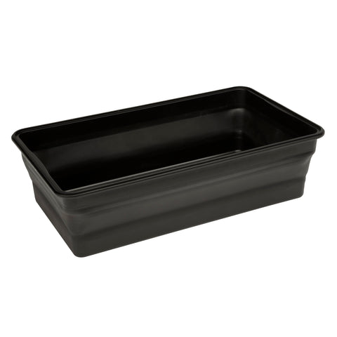 Cuisinart being filled with brine demonstrating easy pouring and no spills benefit