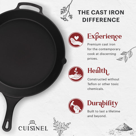 Cuisinel tempered glass lid close-up with stainless rim for safe oven viewing and spill control
