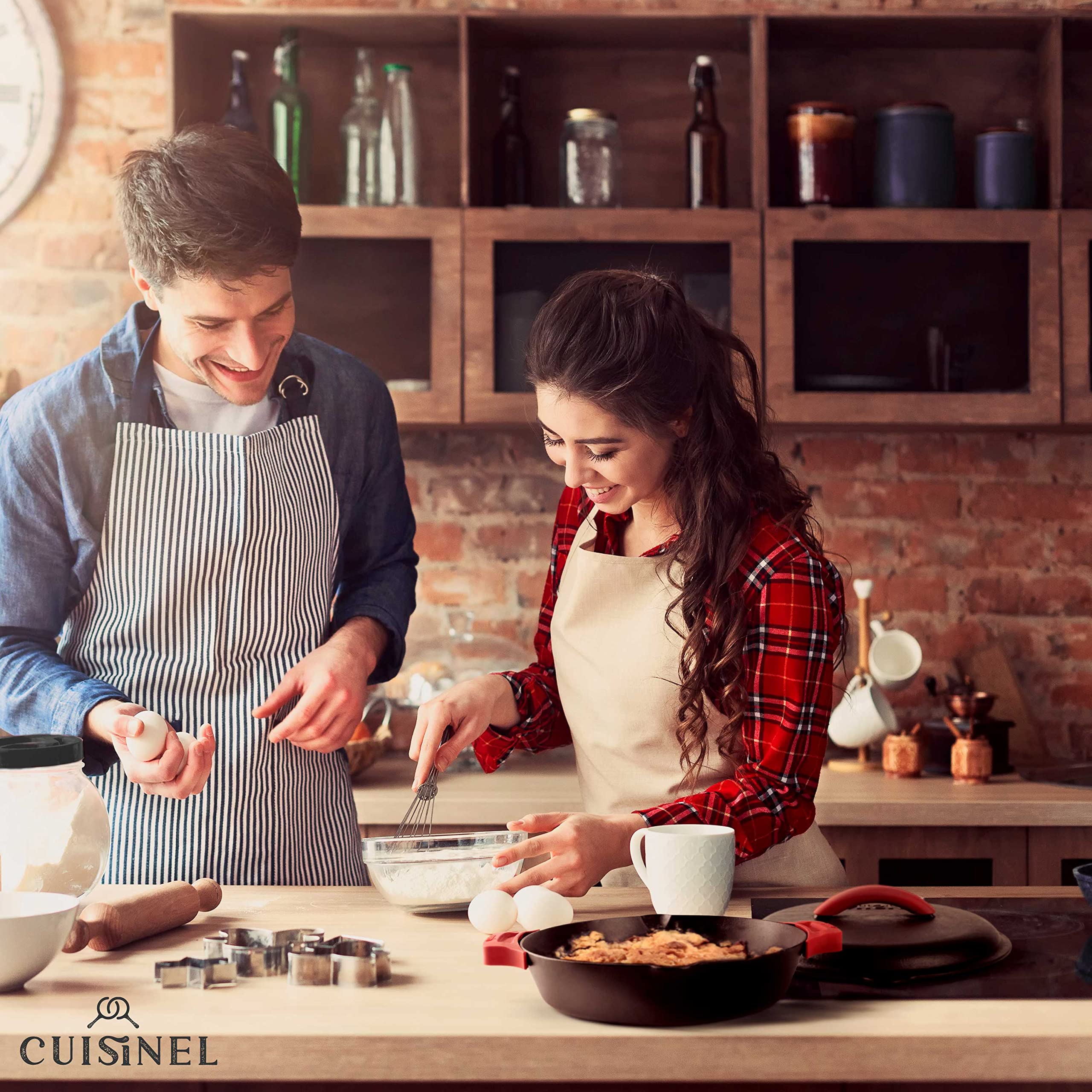 Cuisinel lid drip-point detail highlighting moisture redistribution advantage