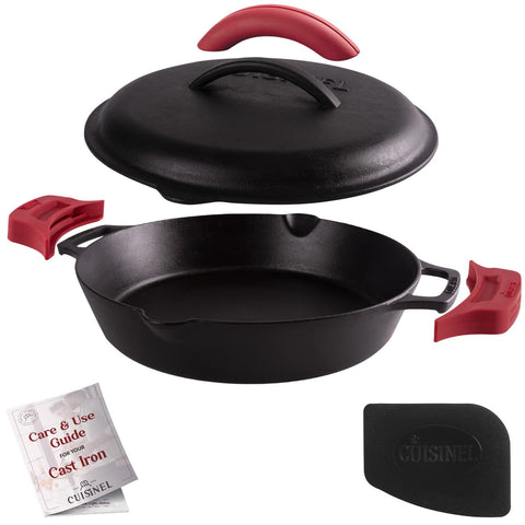 Cuisinel skillet served on kitchen table showing versatile everyday cooking use