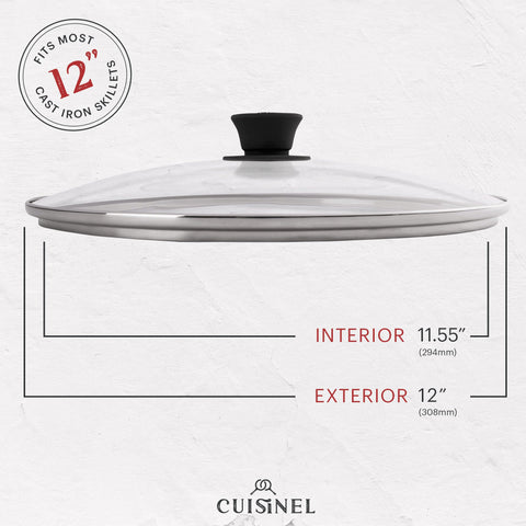 Cuisinel skillet with baked bread in oven demonstrating versatile oven-safe use