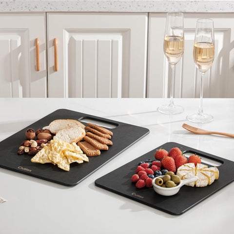 Culiex used as trivet holding hot pan showing heat resistance and surface protection