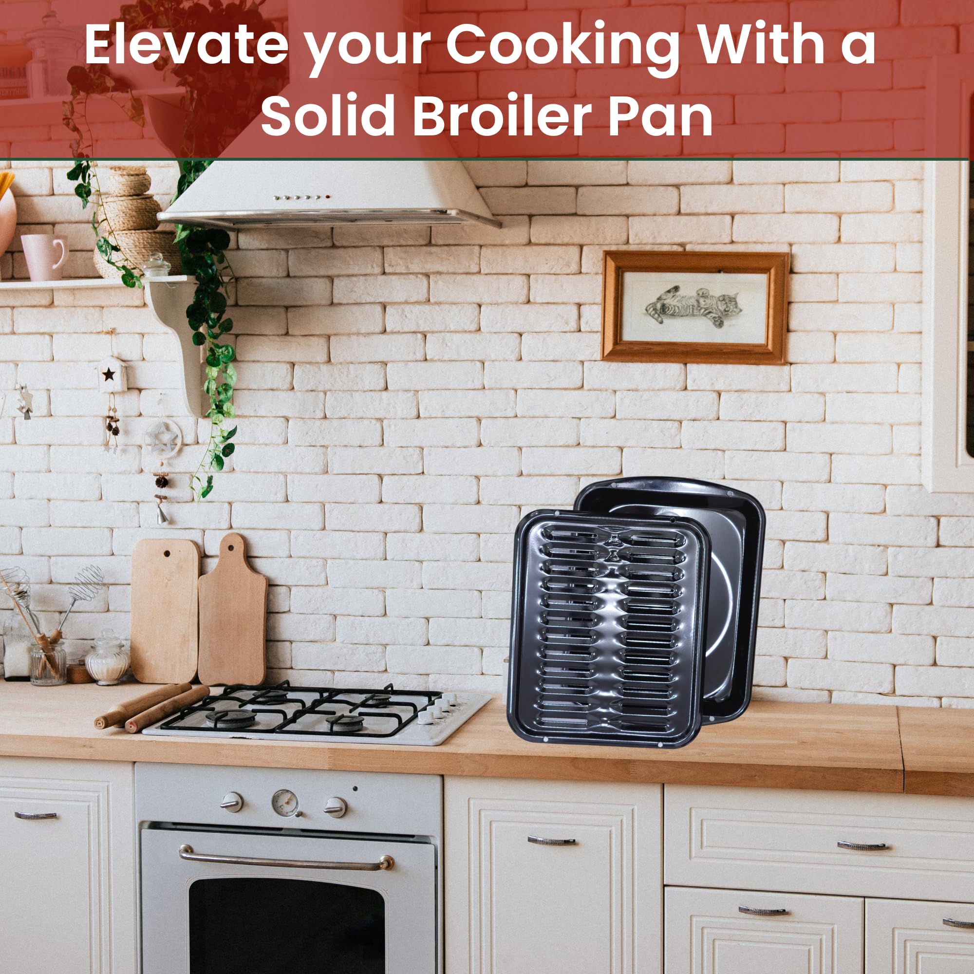 CULINARIN top view highlighting drip pan that collects juices and simplifies cleaning