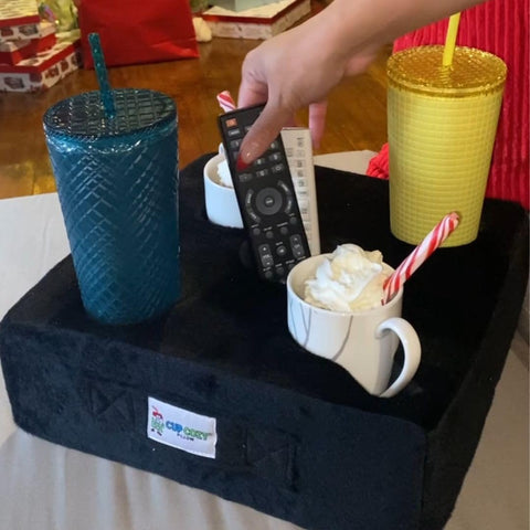 Cup Cozy Pillow close-up foam texture highlighting insulation and stability
