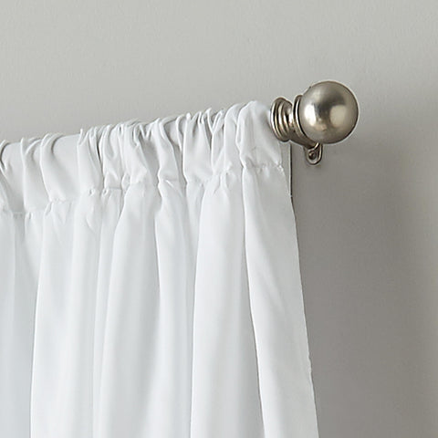 Curtainworks three-inch rod pocket detail showing easy hanging benefit