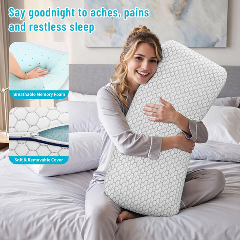 CushyOasis zippered breathable cover close-up for easy cleaning