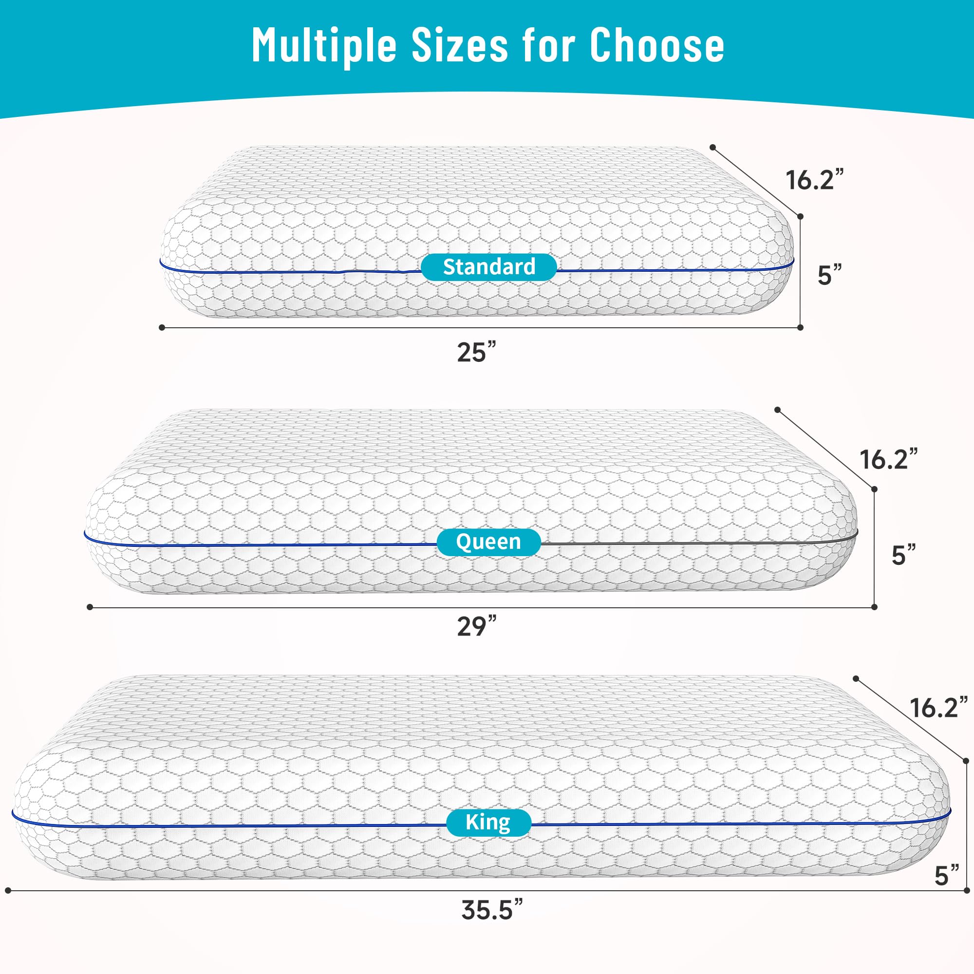 CushyOasis zippered removable cover shown unzipped for easy washing and freshness