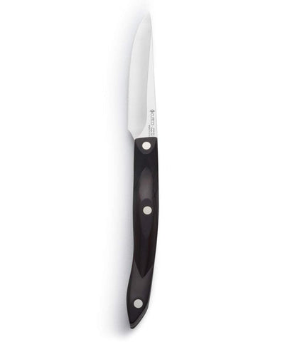 Cutco 4720 front view with classic brown handle showing balance and precise control