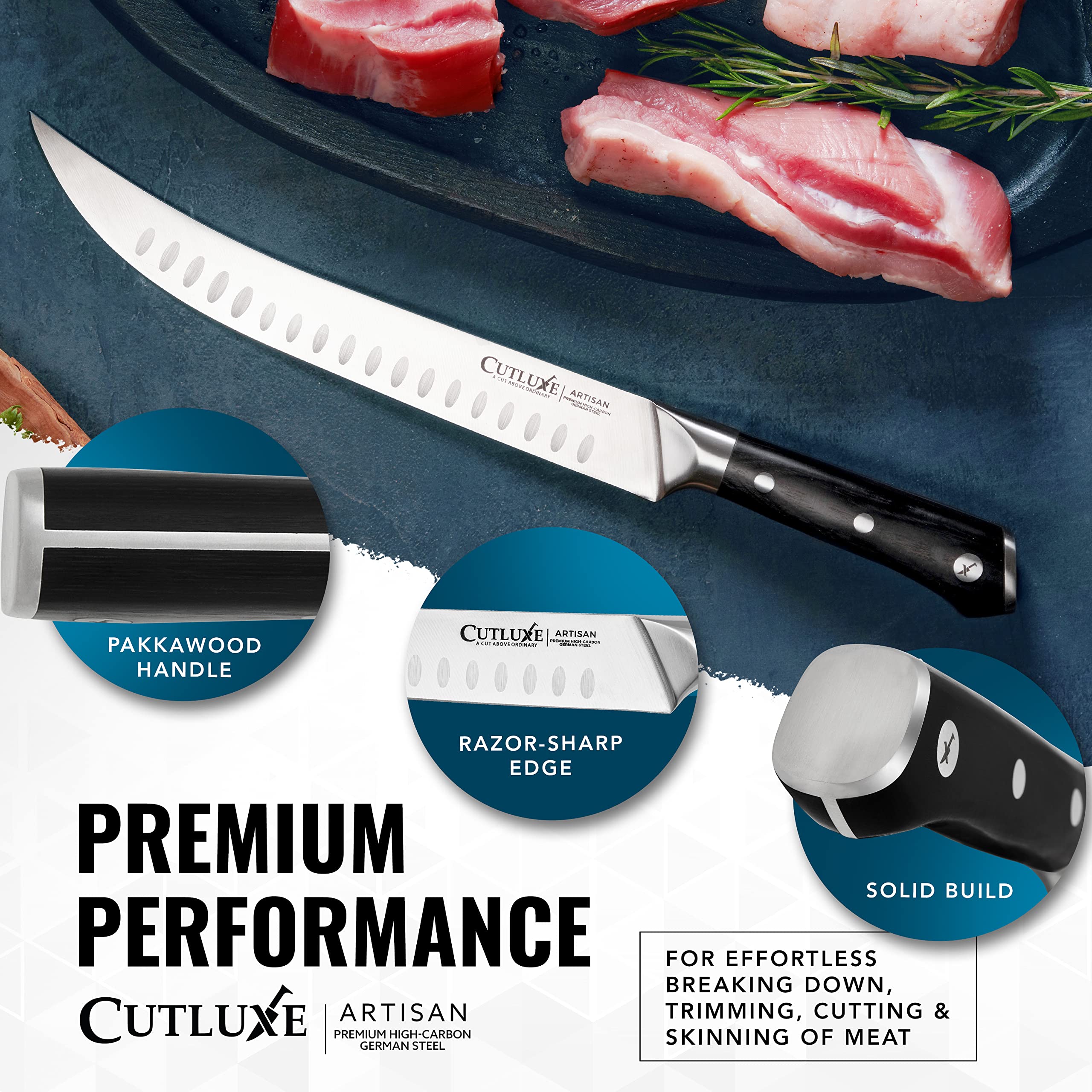 Cutluxe lifestyle backyard BBQ setup demonstrating professional performance outdoors