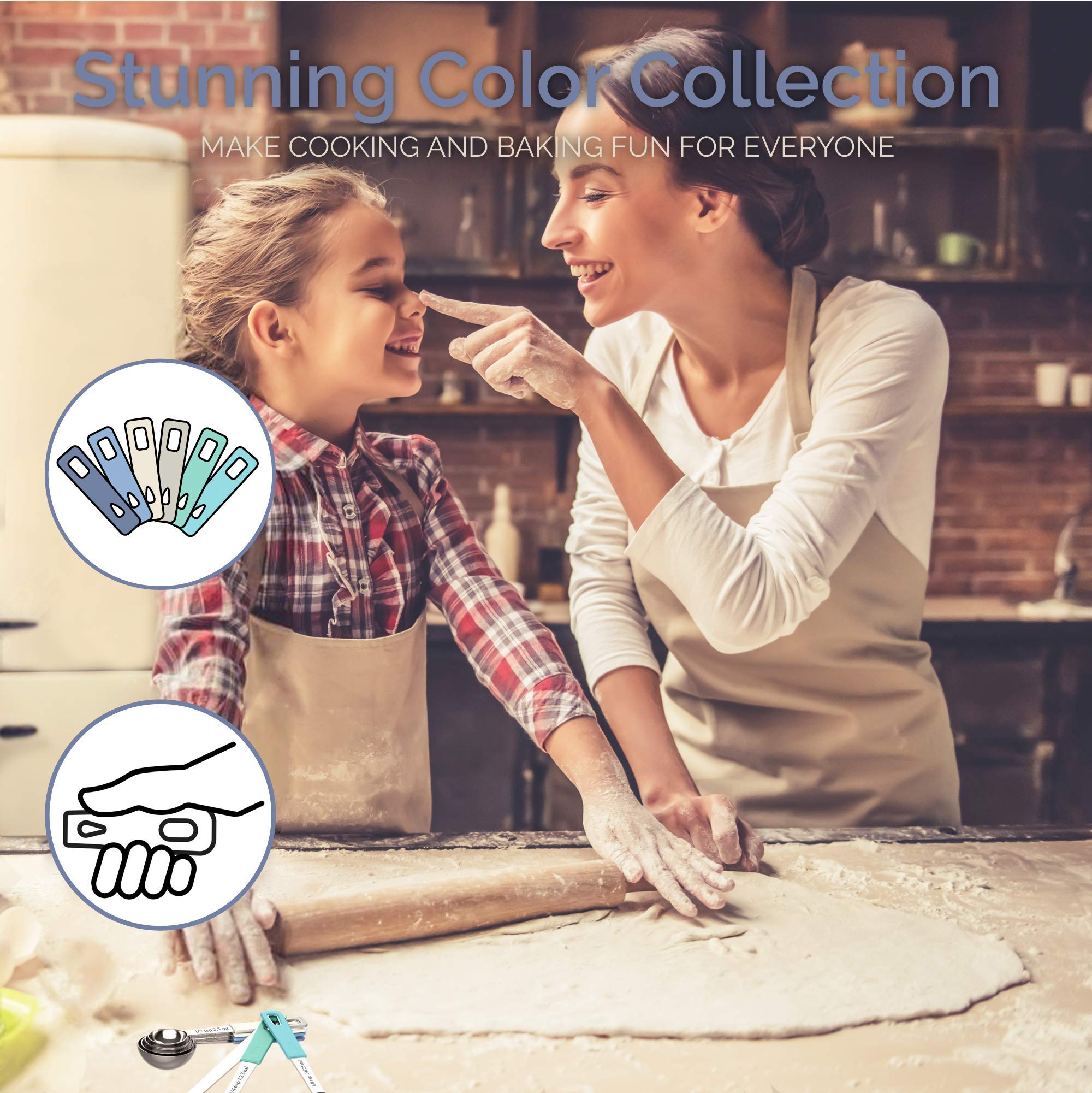 CuttleLab color-coded silicone handles making size recognition faster and comfortable