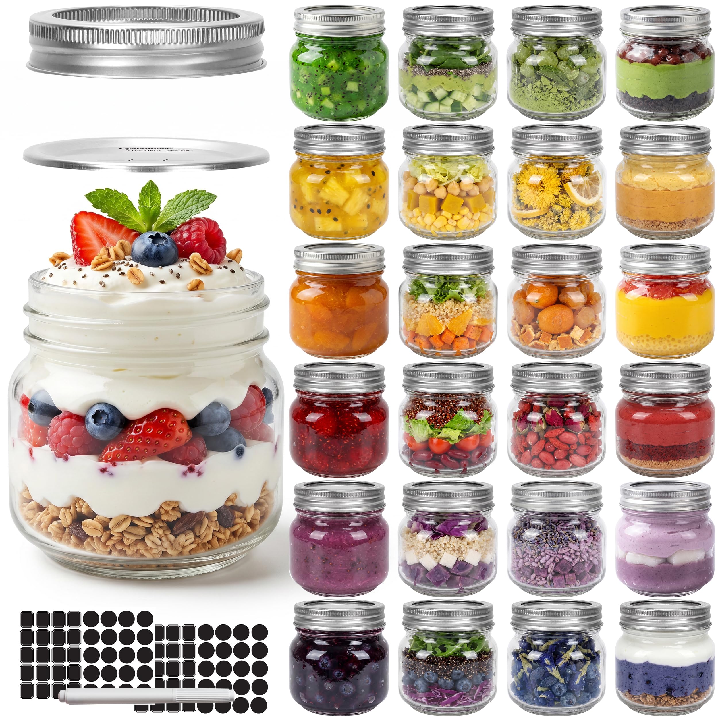 CycleMore front view of 24-pack jars showing organized storage benefit
