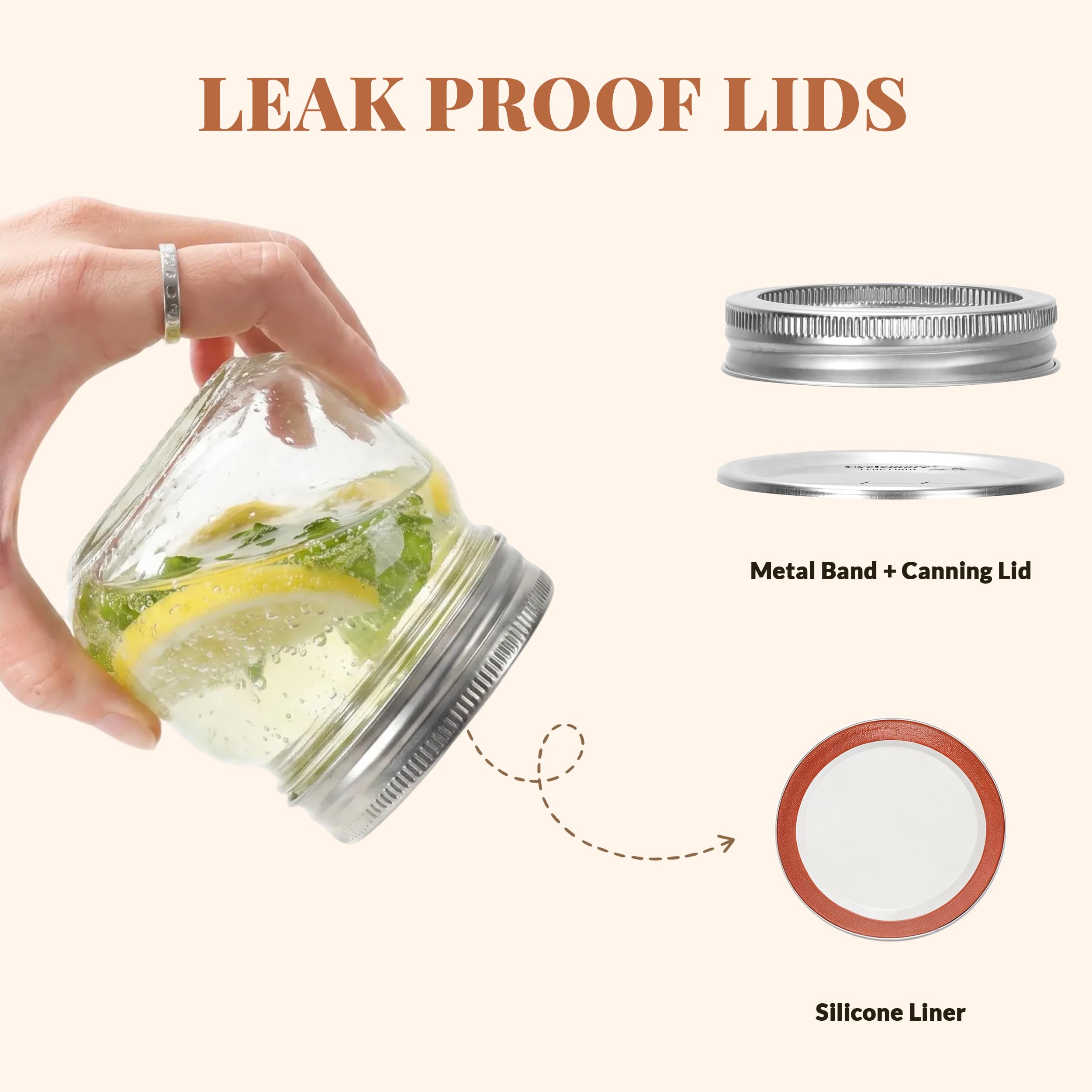 CycleMore jars stored in fridge demonstrating compact, visible storage benefit