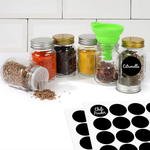 CycleMore blank black labels with pen for quick organized identification