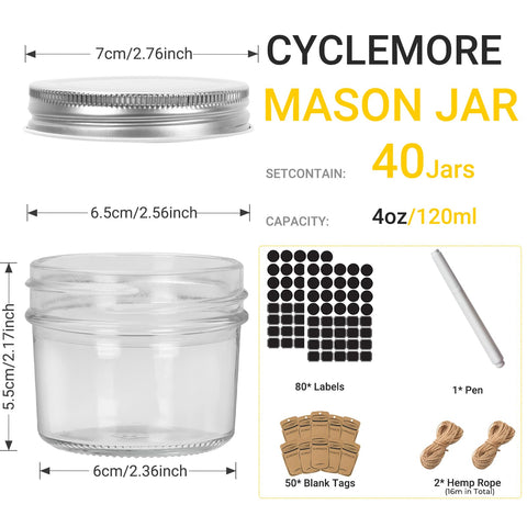 CycleMore top view wide mouth jar showing easy filling and cleaning