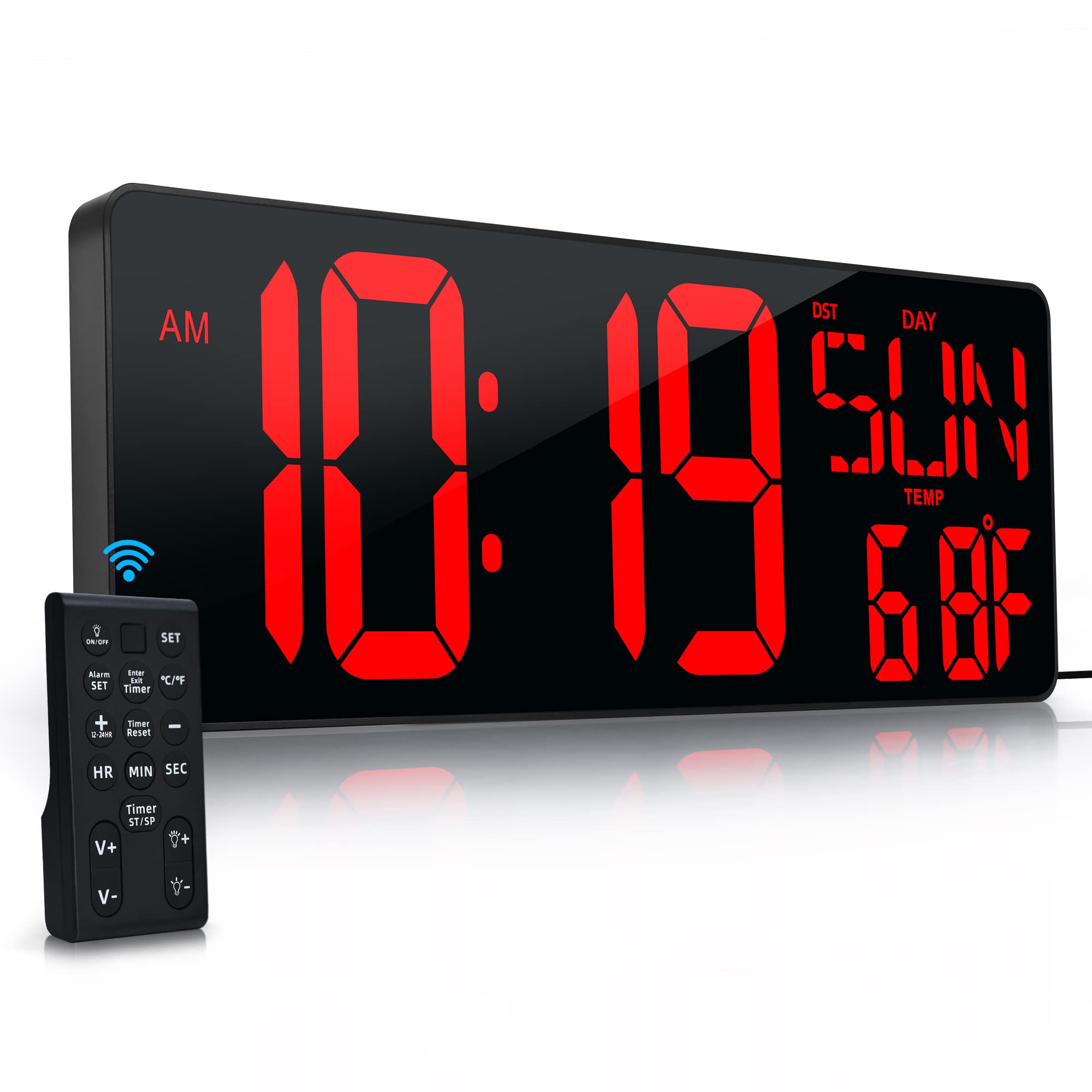 CYMHCHL front display showing large time for instant readability