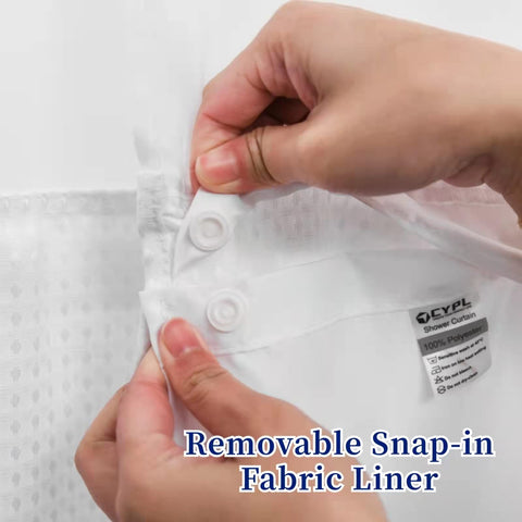 CYPL snap-in liner detail highlighting easy attach and quick removal benefit