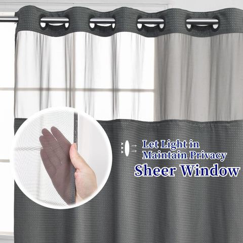 CYPL bottom corner magnets anchoring curtain to prevent billowing