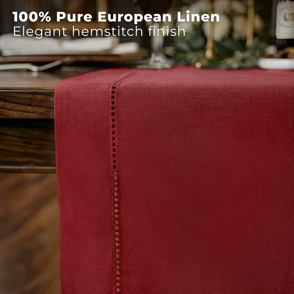 D'Moksha Homes hemstitch detail highlighting craftsmanship and refined edge