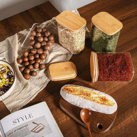 D2scrma jars organized in a pantry illustrating tidy storage and easy identification