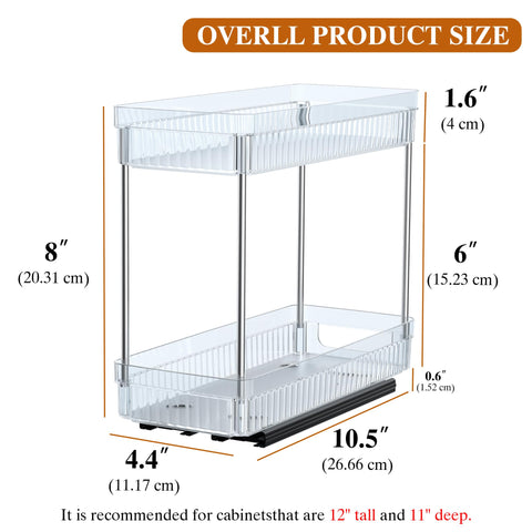 DABIGE installed in narrow cabinet demonstrating accessible, compact storage