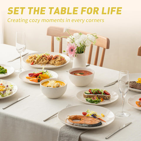 Dafuceramic plate held in hand for scale illustrating comfortable weight