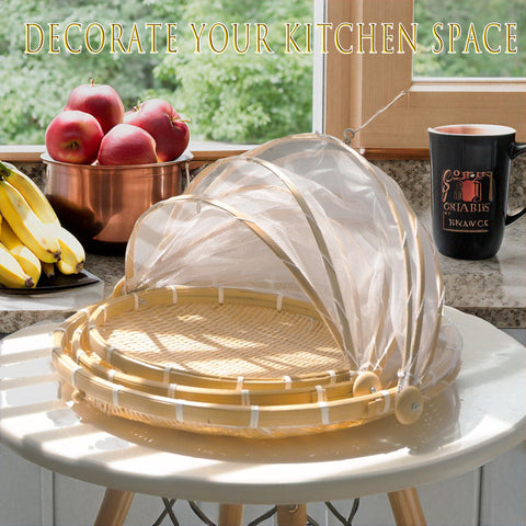 DAIKA BAMECO baskets beside apples to show scale and serving capacity