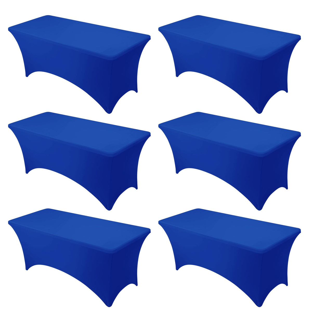 Dailyset royal blue front view showing smooth fitted look and professional finish