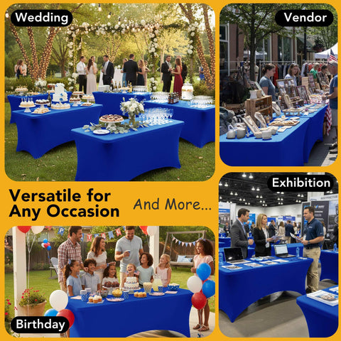 Dailyset tablecloth in an event setting conveying elegant color and cohesion