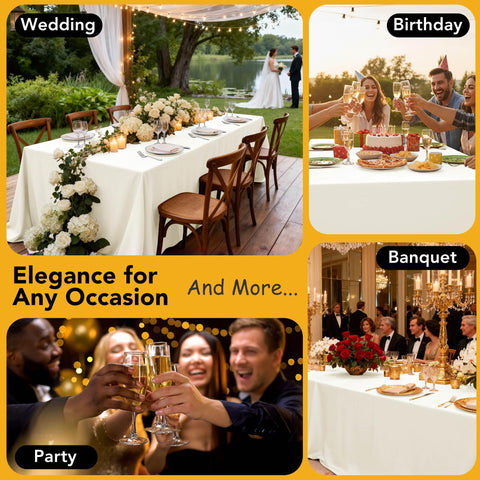 Dailyset table with centerpiece showing elegant styling and event-ready look benefit