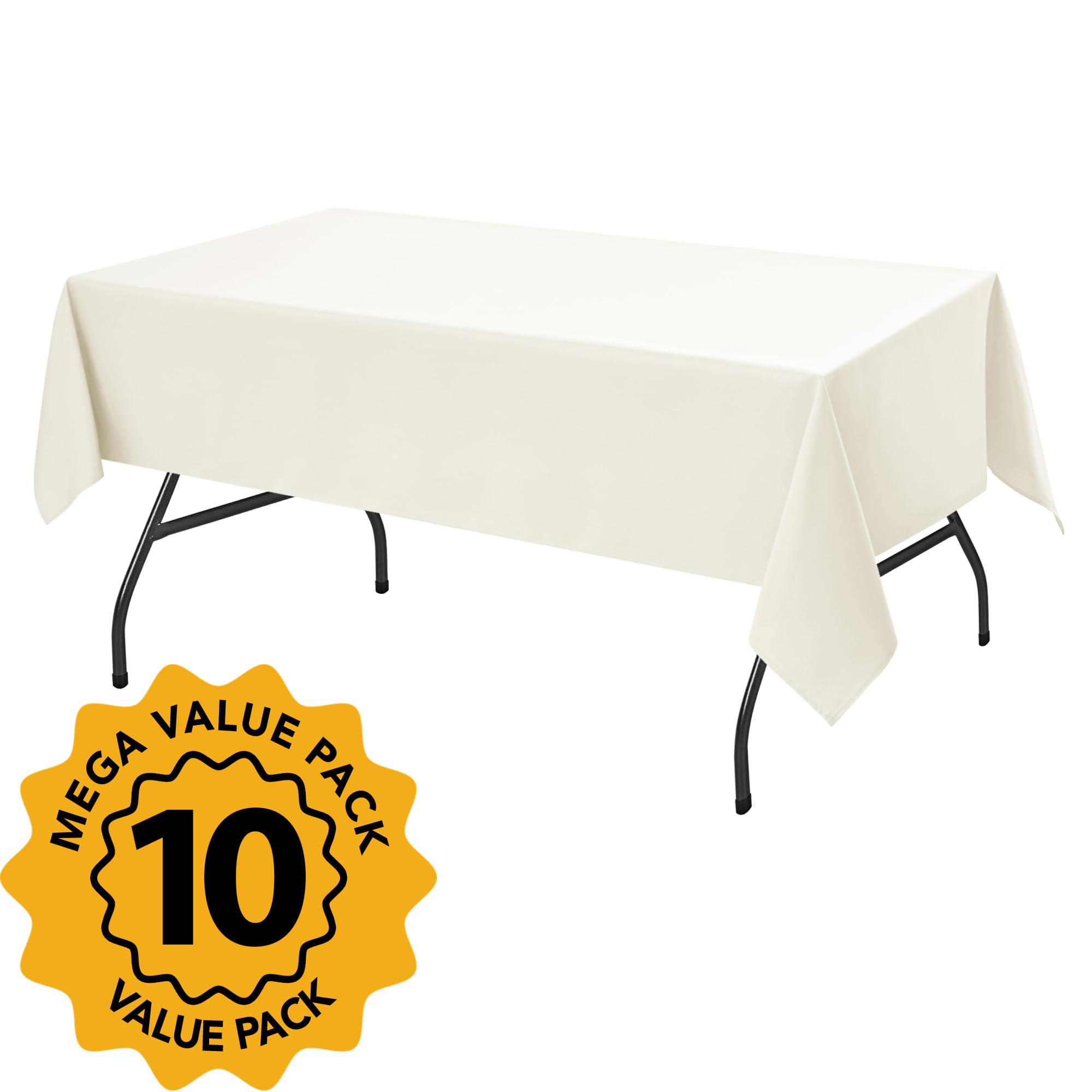 Dailyset on a rectangle table showing smooth drape and professional finish benefit