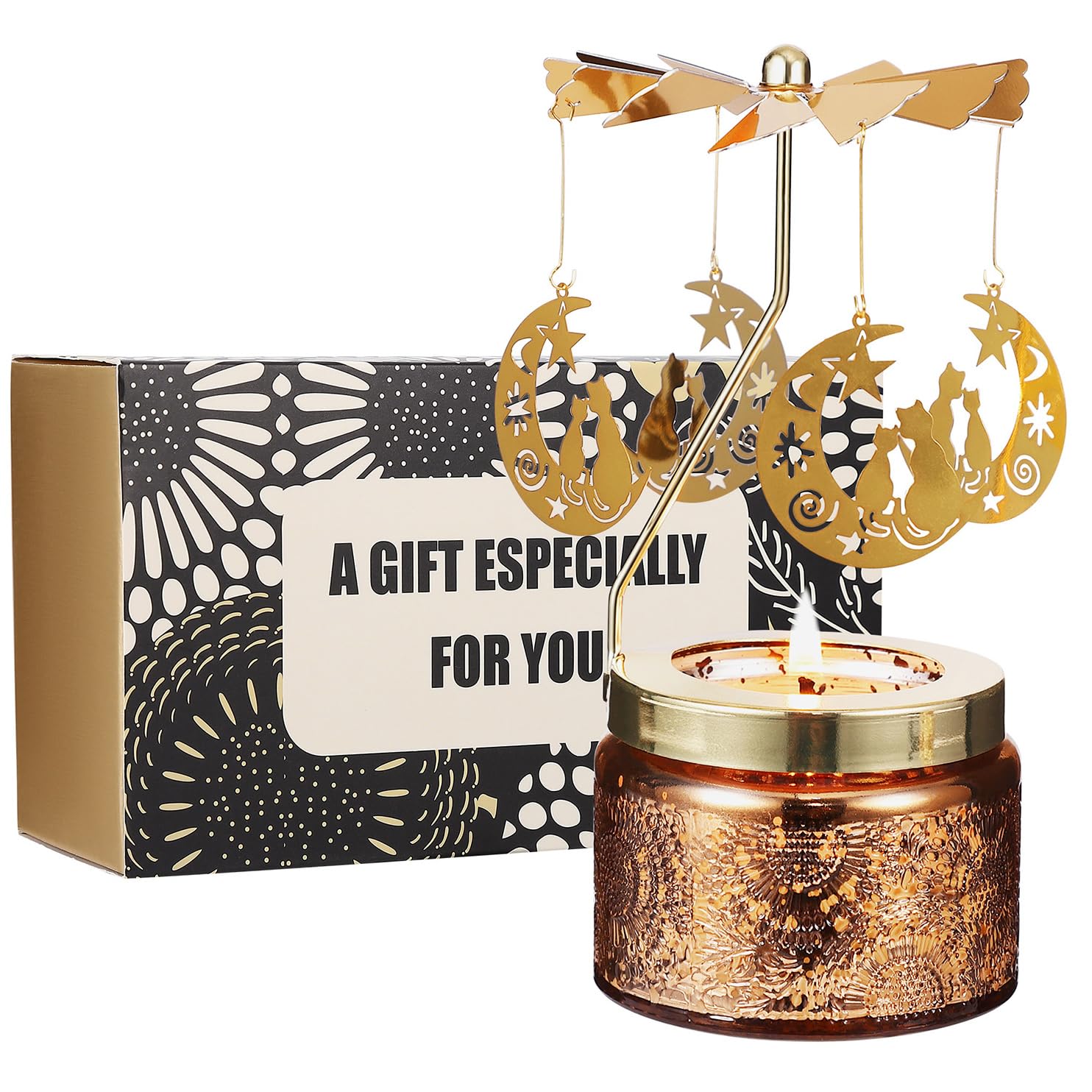 DAISRED candle lit in living room creating warm ambience and relaxation