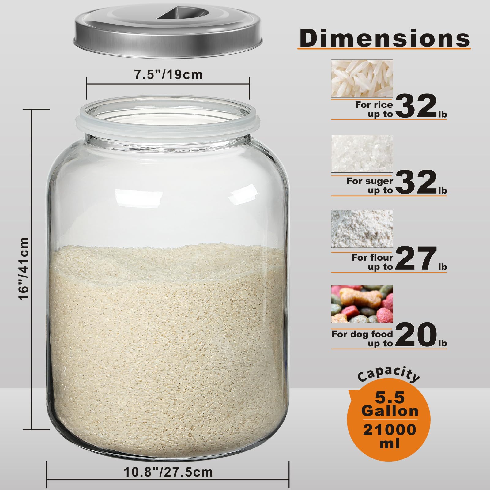 Daitouge jar placed in pantry showing organized storage and visibility benefit