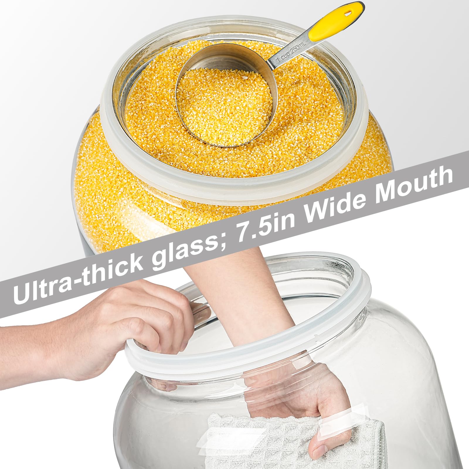Daitouge close-up of stainless-steel lid demonstrating durable closure benefit